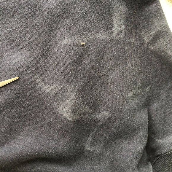 West Virginia University Mens Hoodie Sweatshirt Large Navy Blue Pullover Varsity - Picture 11 of 14